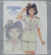 中古タペストリー 霧島 公式コラボ大型フラッグ 「艦隊これくしょん～艦これ～ 令和元年度自衛隊観艦式フリートウィーク」