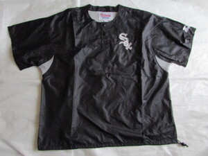 USED 半袖 Chicago White Sox STARTER シカゴ ホワイト ソックス スターター 薄手 メッシュ裏地 ウインド ジャンバー ジャケット XLサイズ