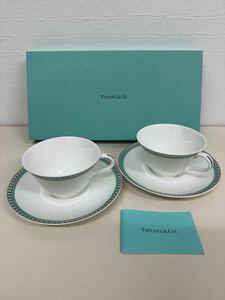 新品未使用　Tiffany ティファニー　ペアティーカップ