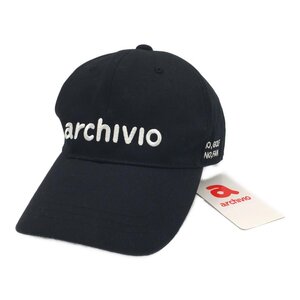 coco★新品★アルチビオ★archivio★キャップ★黒★ブラック★ロゴ刺しゅう★※レターパックプラス発送可★88461