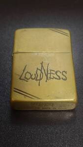 【アンティーク】【骨董品】Zippo LOUDNESSと彫ってある ’96年製 XII 渋み 格好良い 最高！！