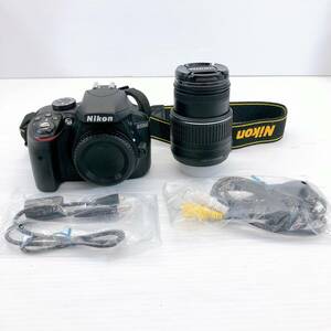 ■Nikon ニコン デジタル一眼レフカメラ D3300 ダブルズームキット 18-55mm・55-200mm 中古品■