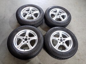 YS12959【送料無料215/65R16】アルファード ヴェルファイア 2023年製 中古スタッドレス ●16×6.5J 114.3/5H ET38●1円スタート