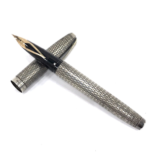 1円 シェーファー 万年筆 ペン先 14K 585 本体 STERLING SILVER カートリッジ・コンバーター両用式 文房具 SHEAFFER