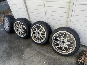 BBS 16インチ RG200 7.0J+38 PCD100及び114.3が可能と思います。 4穴195/45R16 タイヤ ホイール　トライアングル　4本セット