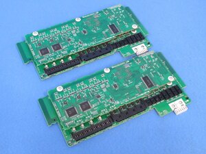 ・YLE 0308) 保証有 16年製 integral-F 4デジタル局線ユニット ET-4DSUIS-iFM 2枚組 (=ET-4DSUIS-SiL）Si　使用可