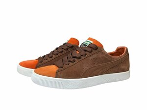 PUMA (プーマ) CLYDE x PATTA クライド パッタ スニーカー LIMITED EDITION for CREAM 363317-01 US10 28cm ブラウン オレンジ メンズ/025