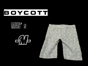 メンズM◇BOYCOTT◇全面ペイズリー柄ショートパンツ