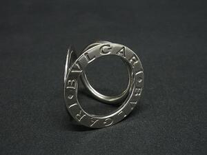 1円 ■美品■ BVLGARI ブルガリブルガリ SV925 スカーフリング スカーフ留め アクセサリー レディース メンズ シルバー系 BM5089