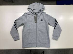 【adidas】アディダス ジュニア スウェット パーカー 150サイズ Gray