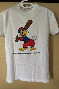 イーグルサム 1984 ロス五輪 Tシャツ 当時物美品 正規品 オリンピック 電通 ジャニーズ 山下