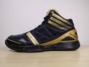 ◇ adidas アディダス ADIZERO BASH 3 アディゼロ バッシュ【G49547】◇ 27.0cm スニーカー ブラック ゴールド