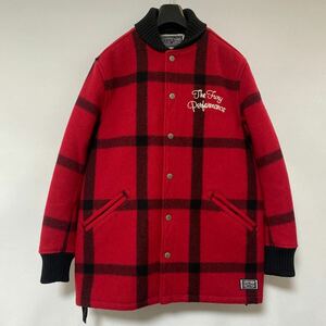 美品 名作 neighbor hood drifter long / W-JKT M ネイバーフッド ウール ファラオ コート ジャケット 中綿 