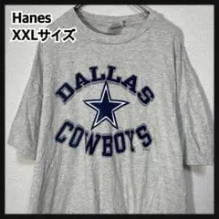 【ヘインズ】Tシャツ　NFL　ヴィンテージ　ダラーズカウボーイ　アメフトD２