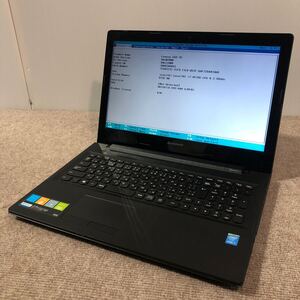 Lenovo レノボ G50-70 Intel Core i7-4510U 2.00GHz DDR3 8GB メモリ搭載 BIOS起動OK 現状品