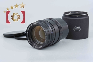 【中古】ALPA アルパ APOCHROMAT KINOPTIK PARIS 100mm f/2 オールブラック ALPA マウント用 希少品