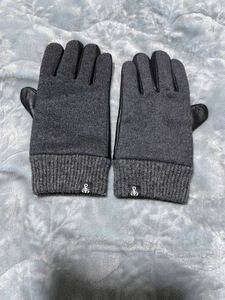 【良品】【送料最安360円】 SOPHNET ソフネット TOUCH LEATHER GLOVE レザーグローブ 手袋 GREY グレー色 即決早い者勝ち