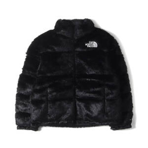 Supreme シュプリーム サイズ:M 20AW THE NORTH FACE フェイクファー ヌプシ ダウンジャケット (Faux Fur Nuptse Jacket) ブラック