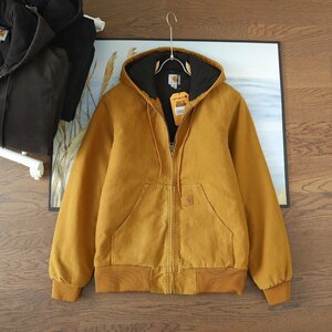 Carhartt 大人気 Duck Active Jacket ジャケット メンズ アウター フード付き Sサイズ