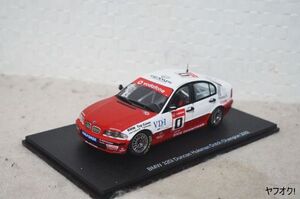 スパーク BMW 320i Duncan Huisman Dutch Champion 2002 1/43 ミニカー 3シリーズ E46