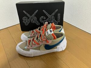 NIKE BLAZER LOW SACAI KAWS ナイキ ブレーザー ロー サカイ カウズ US9 27センチ DM7901-200 リード ベージュ