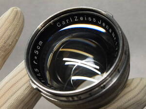 良品　Carl Zeiss Jena Sonnar 5cm F1.5 　1754525　レンジファインダーコンタックスマウント