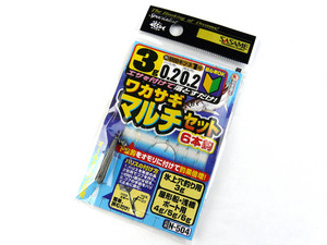 ささめ針 ワカサギ仕掛 マルチセット6本鈎 N-504 3g SASAME ワカサギ釣り わかさぎ釣り 穴釣り ワカサギ仕掛け わかさぎ仕掛け