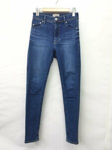 【送料込】 YANUK ヤヌーク デニム・ジーンズ ブルー 青 コットン 綿 ストレッチ PATRICIA Skinny 57123042 日本製 size26インチ/958777