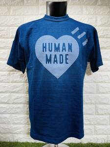 即決 ヒューマンメイド インディゴ Tシャツ #1 Mサイズ HUMAN MADE INDIGO T-SHIRT 送料込み HM23CS037