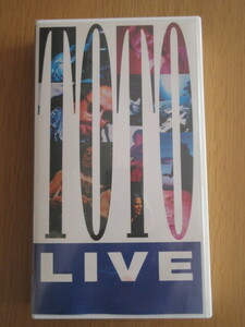 送料込★VHSビデオ★TOTO / LIVE★SONY RECORDS★中古品★匿名配送