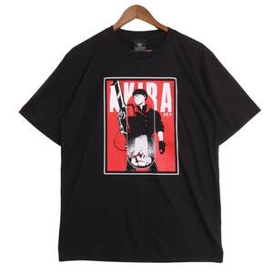 新品【Akira】 アキラ プリント 両面 プリント Tシャツ L // SF アニメ 金田正太郎 島鉄雄 ネオ東京