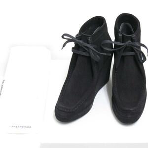 新品 BALENCIAGA Pads Ankle Booties ブラック size35 バレンシアガ アンクル ブーティ カーフスキン 黒