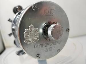 １円～　中古 ヴィンテージ　アブガルシア　アンバサダー　5500C　リール　フィッシング