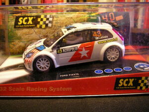 SCX 　1/32 Ford Fiesta JWRC フォード・フィエスタ　ラリー　スロットカー