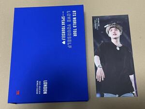 送料込 日本語字幕付 BTS - LOVE YOURSELF LONDON DVD2枚組 / ブックマーク ユンギ SUGA