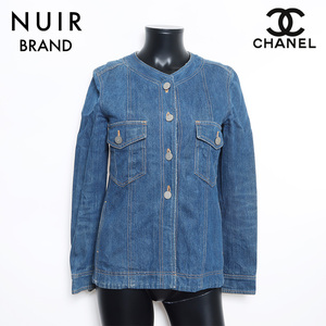 シャネル CHANEL ジャケット 99C Size34 デニム ブルー