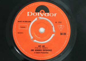 英7 Jimi Hendrix Hey Joe / Stone Free 56139 Polydor /00080