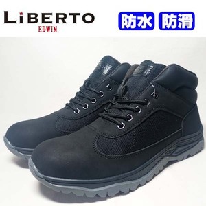 LiBERTO EDWIN 防水 防滑 ブーツ ブラック 28.0cm