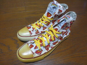 CONVERSE ALL STAR Athletic shoes　×　SUPERMAN　コンバース　オールスター　×　スーパーマンプリント　ハイカットスニーカー　２６ｃｍ