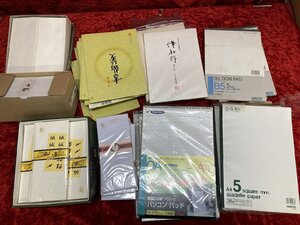 01-17-702 ◎SS 文具 文房具 便箋 レポート用紙 封筒 まとめ売り 多数セット 未使用品