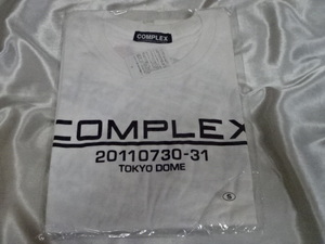 送料185円・u103■ COMPLEX（吉川晃司と布袋寅泰）未開封の Tシャツ Sサイズ　2011年 東京ドーム公演グッズ