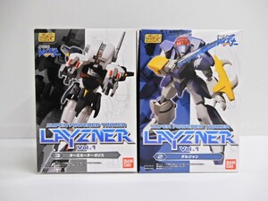 065Z649★【未開封品】BANDAI/バンダイ スーパーミニプラ 蒼き流星SPTレイズナー Vol.1 ダルジャン/ターミネーターポリス 2点セット