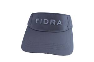 【新品】FIDRA(フィドラ) サンバイザー グレー レディース フリーサイズ ゴルフ用品 2407-0068 新品