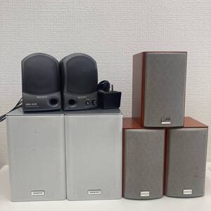 #6131　スピーカー　おまとめ　ONKYO　SONY　【D‐U1　×2】　【D‐057M　×3】　【SONY　SRS‐A20】　音出し未確認ジャンク