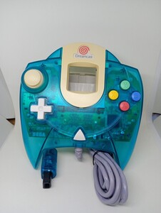 動作確認済み ドリームキャスト コントローラ アクアブルー （Dreamcast Controller AquaBlue DC SEGA コントローラー クリア スケルトン）