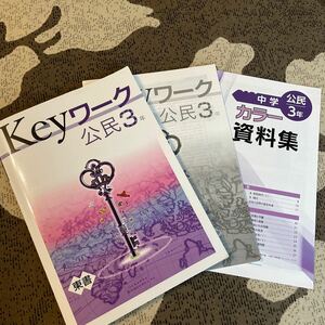 ☆Keyワーク 公民3年　解答付き　教育開発出版 ☆キーワーク