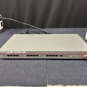 【通電確認済み】高速イーサネット対応リピータハブ c&c-net eh100s nec etherHUB 動作未確認 M99