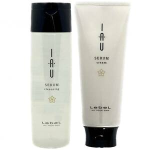 【全国送料無料・新品・未使用】Lebel★ルベル★IAU SERUM★イオ セラム★Cleansing + Cream★クレンジング 200ml + クリーム 200ml