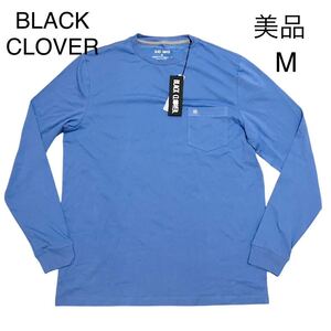 X801 未使用 ブラッククローバー BLACK CLOVER 長袖 シャツ カットソー メンズ M ゴルフウェア スポーツウェア C417