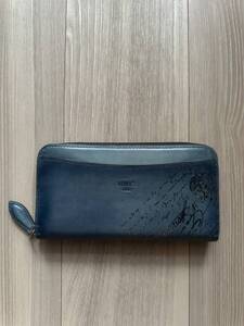 特注28万 BERLUTI Itauba GRADIANT ScritLeather Wallet ベルルッティ イタウバ グラディアント レザー 長財布 アイリス 美品 限定色 完売